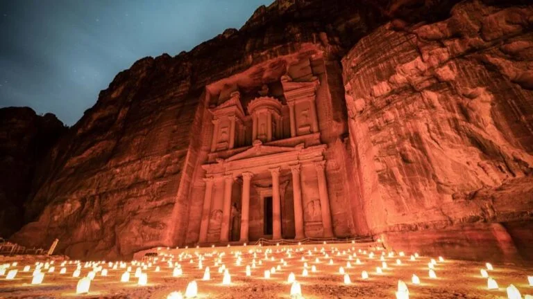 petra by night